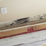Water Intrusion on the Wall of a Home